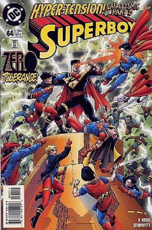 Cover of Superboy (Vol 3) #64. One of 250,000 Vintage American Comics on sale from Krypton!