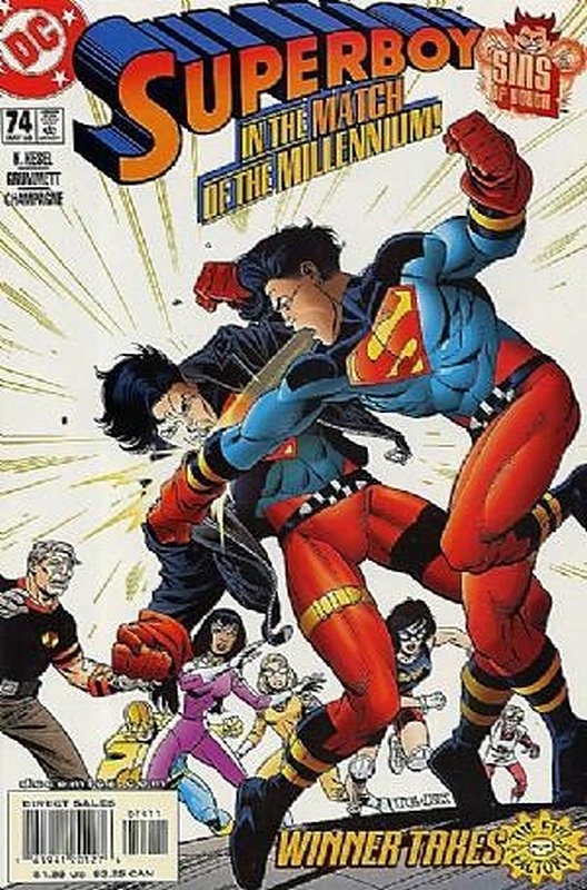 Cover of Superboy (Vol 3) #74. One of 250,000 Vintage American Comics on sale from Krypton!
