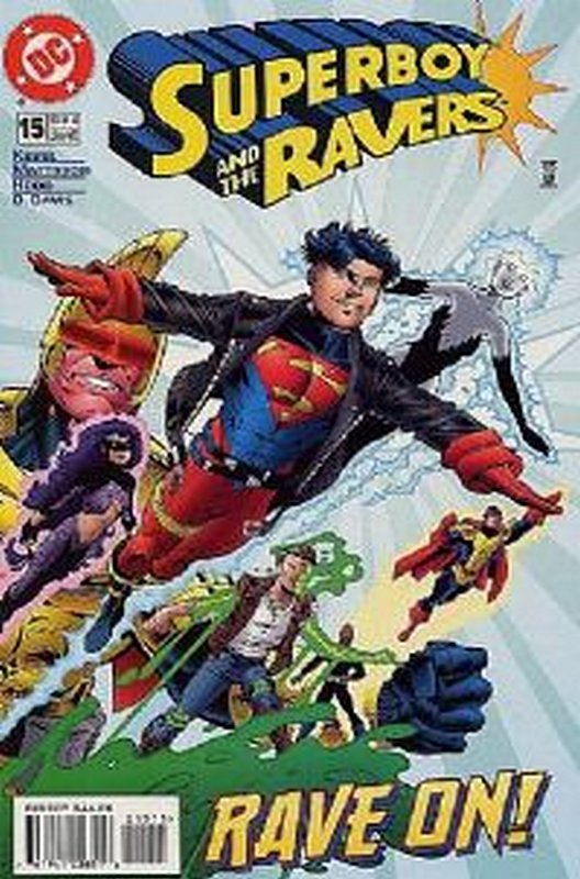 Cover of Superboy & the Ravers #15. One of 250,000 Vintage American Comics on sale from Krypton!