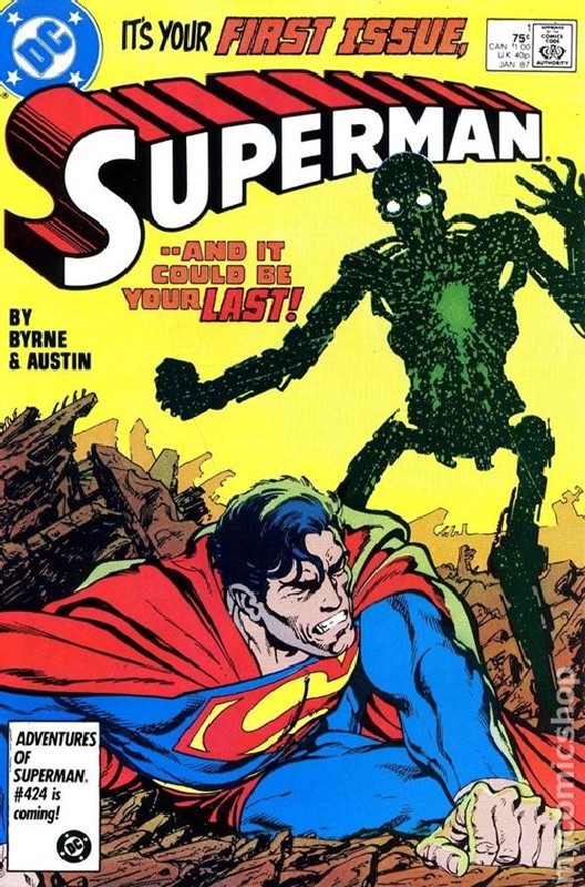 Cover of Superman (Vol 2) #1. One of 250,000 Vintage American Comics on sale from Krypton!