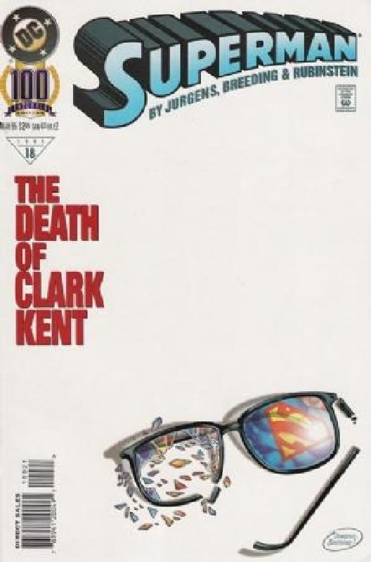 Cover of Superman (Vol 2) #100. One of 250,000 Vintage American Comics on sale from Krypton!