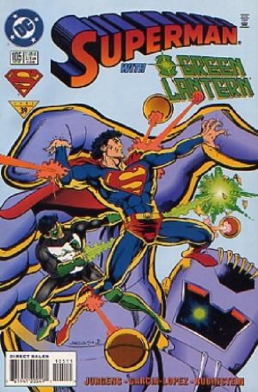 Cover of Superman (Vol 2) #105. One of 250,000 Vintage American Comics on sale from Krypton!