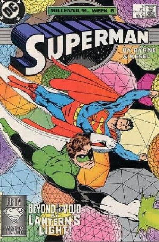 Cover of Superman (Vol 2) #14. One of 250,000 Vintage American Comics on sale from Krypton!