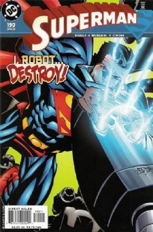 Cover of Superman (Vol 2) #190. One of 250,000 Vintage American Comics on sale from Krypton!