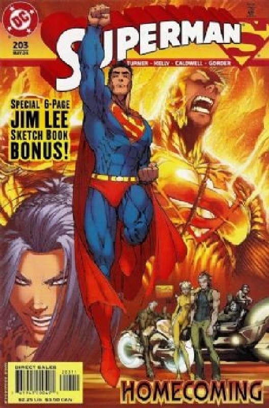 Cover of Superman (Vol 2) #203. One of 250,000 Vintage American Comics on sale from Krypton!