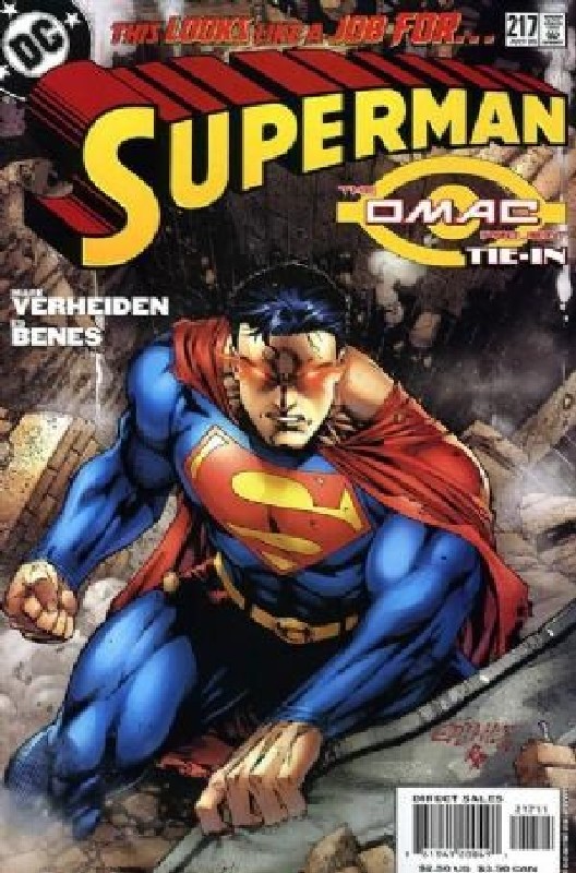 Cover of Superman (Vol 2) #217. One of 250,000 Vintage American Comics on sale from Krypton!