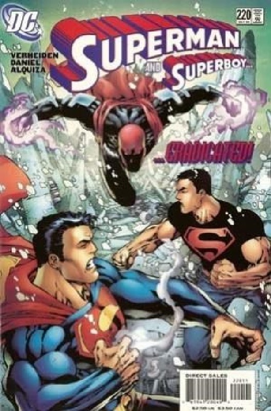 Cover of Superman (Vol 2) #220. One of 250,000 Vintage American Comics on sale from Krypton!