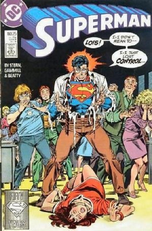 Cover of Superman (Vol 2) #25. One of 250,000 Vintage American Comics on sale from Krypton!