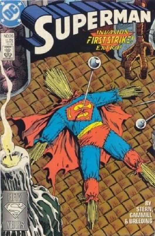 Cover of Superman (Vol 2) #26. One of 250,000 Vintage American Comics on sale from Krypton!