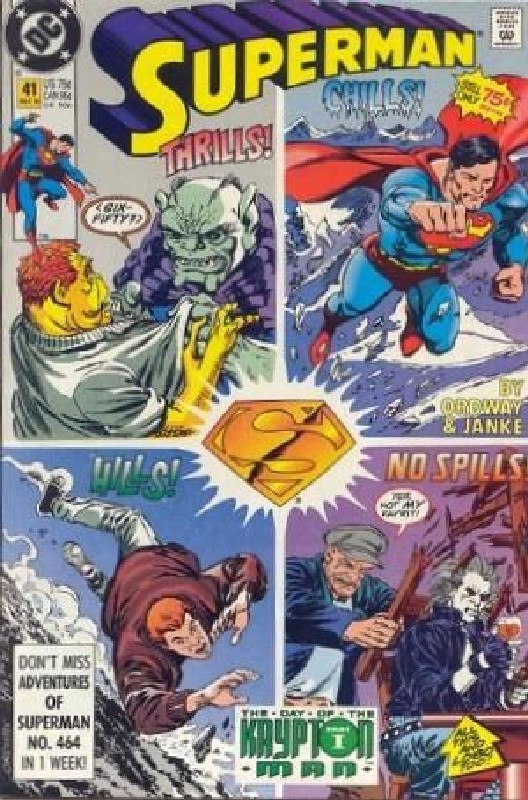 Cover of Superman (Vol 2) #41. One of 250,000 Vintage American Comics on sale from Krypton!