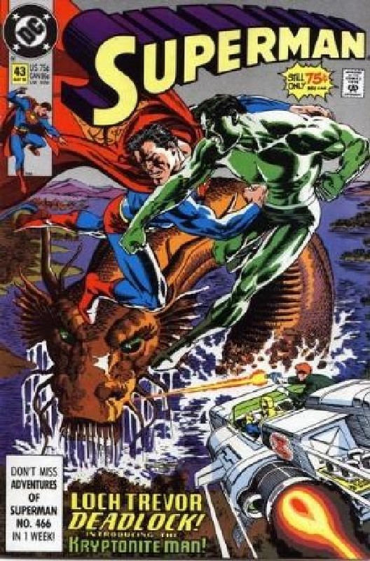 Cover of Superman (Vol 2) #43. One of 250,000 Vintage American Comics on sale from Krypton!