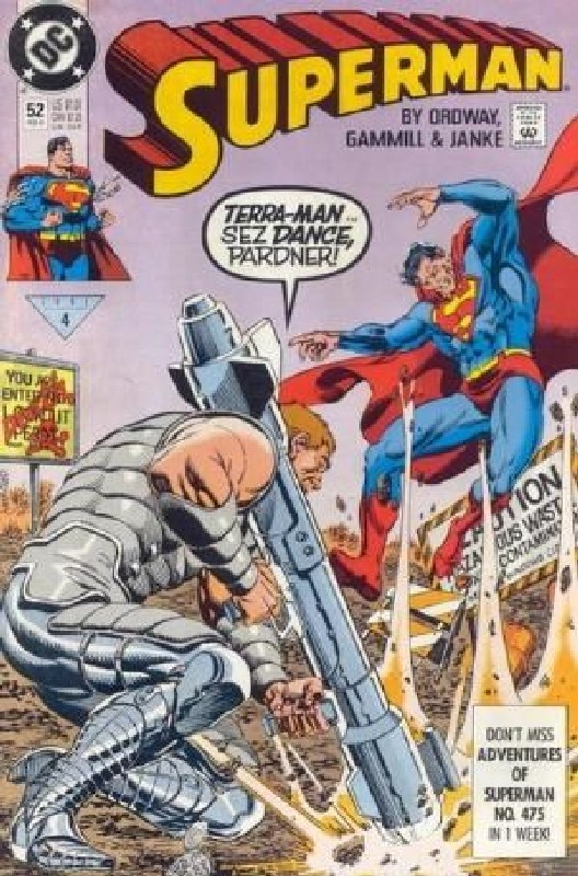 Cover of Superman (Vol 2) #52. One of 250,000 Vintage American Comics on sale from Krypton!