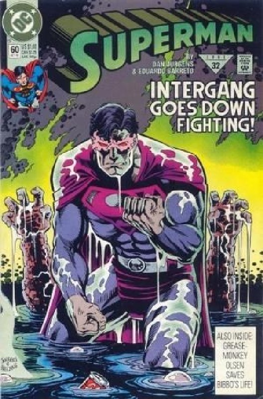 Cover of Superman (Vol 2) #60. One of 250,000 Vintage American Comics on sale from Krypton!