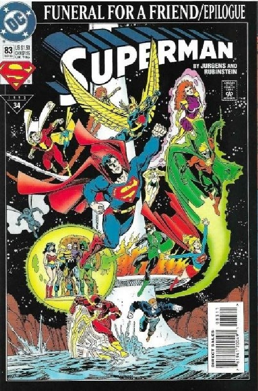 Cover of Superman (Vol 2) #83. One of 250,000 Vintage American Comics on sale from Krypton!