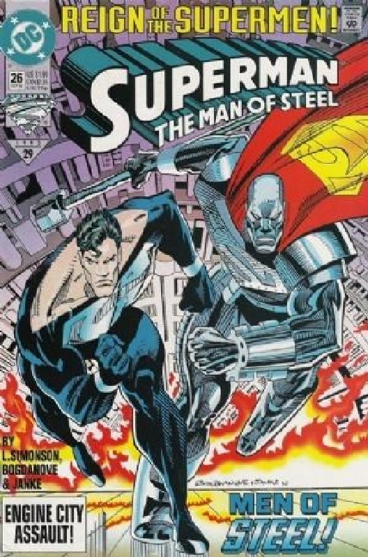 Cover of Superman: Man of Steel (Vol 1) #26. One of 250,000 Vintage American Comics on sale from Krypton!