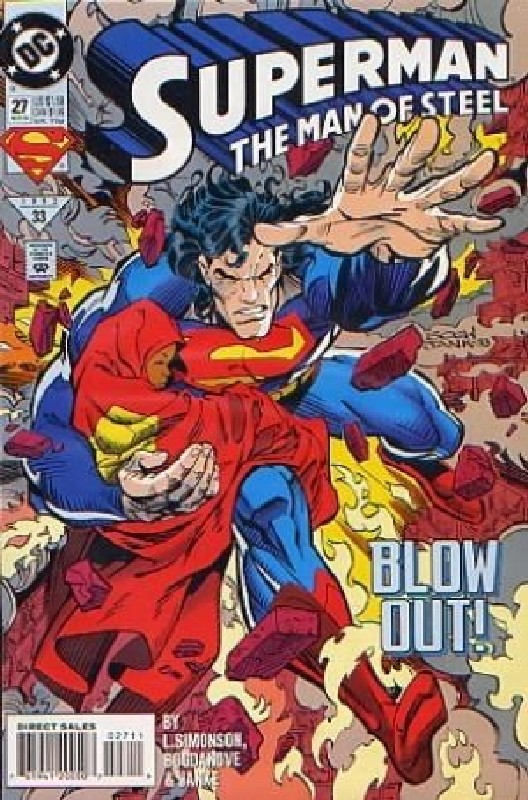 Cover of Superman: Man of Steel (Vol 1) #27. One of 250,000 Vintage American Comics on sale from Krypton!