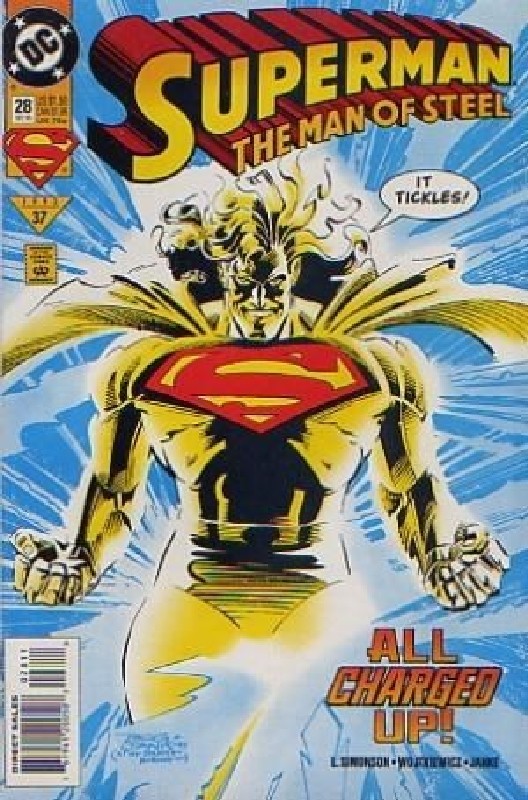 Cover of Superman: Man of Steel (Vol 1) #28. One of 250,000 Vintage American Comics on sale from Krypton!