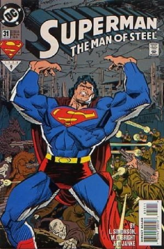 Cover of Superman: Man of Steel (Vol 1) #31. One of 250,000 Vintage American Comics on sale from Krypton!