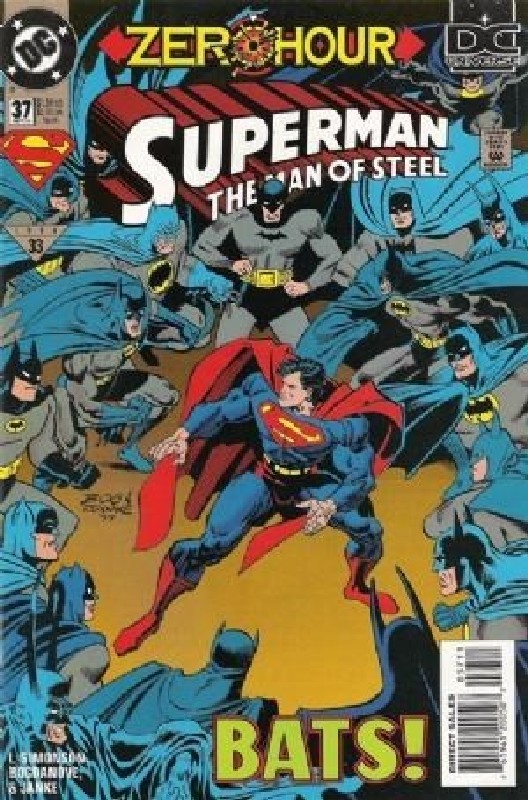 Cover of Superman: Man of Steel (Vol 1) #37. One of 250,000 Vintage American Comics on sale from Krypton!