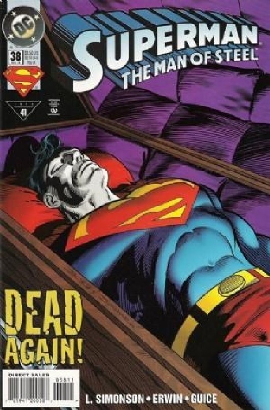 Cover of Superman: Man of Steel (Vol 1) #38. One of 250,000 Vintage American Comics on sale from Krypton!