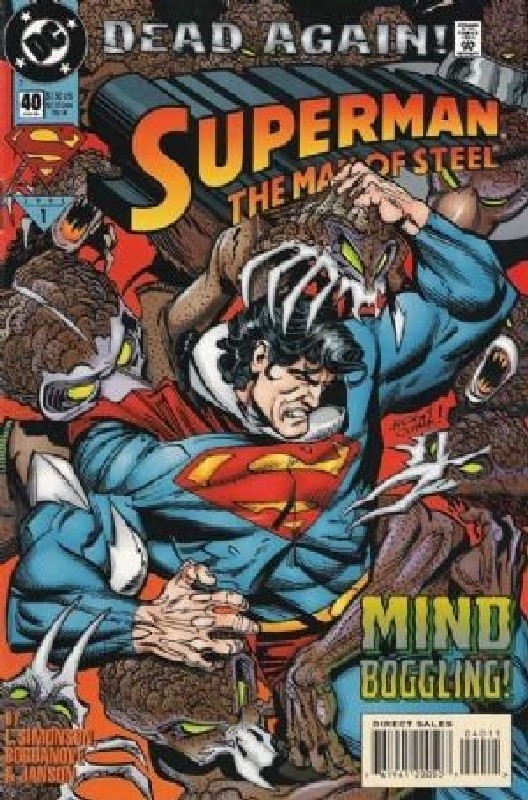 Cover of Superman: Man of Steel (Vol 1) #40. One of 250,000 Vintage American Comics on sale from Krypton!