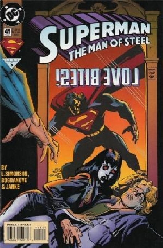 Cover of Superman: Man of Steel (Vol 1) #41. One of 250,000 Vintage American Comics on sale from Krypton!