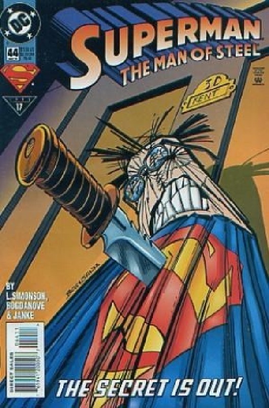 Cover of Superman: Man of Steel (Vol 1) #44. One of 250,000 Vintage American Comics on sale from Krypton!