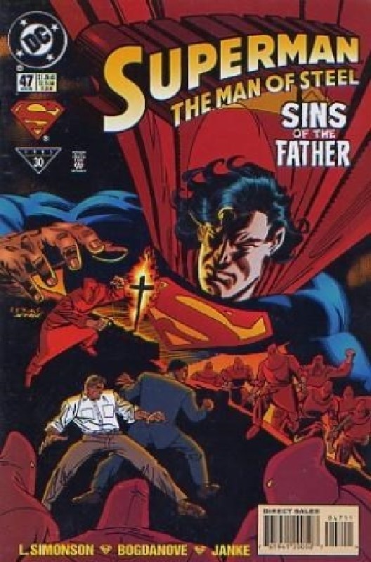 Cover of Superman: Man of Steel (Vol 1) #47. One of 250,000 Vintage American Comics on sale from Krypton!