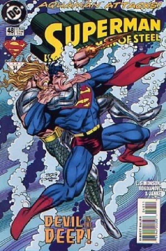 Cover of Superman: Man of Steel (Vol 1) #48. One of 250,000 Vintage American Comics on sale from Krypton!