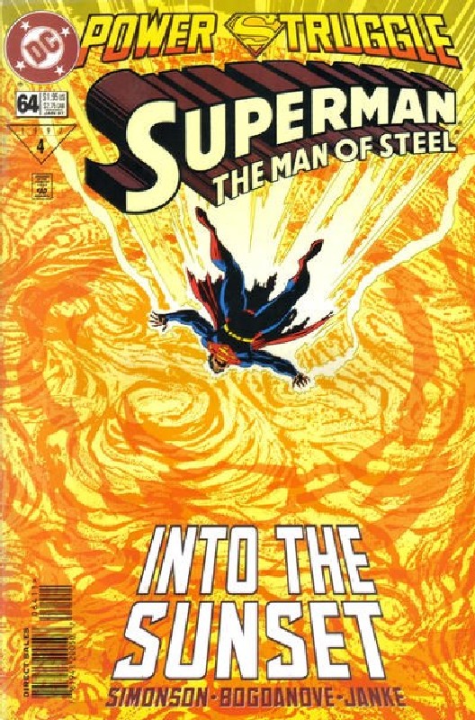 Cover of Superman: Man of Steel (Vol 1) #64. One of 250,000 Vintage American Comics on sale from Krypton!