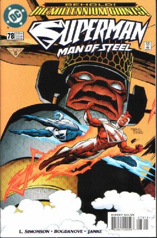 Cover of Superman: Man of Steel (Vol 1) #78. One of 250,000 Vintage American Comics on sale from Krypton!