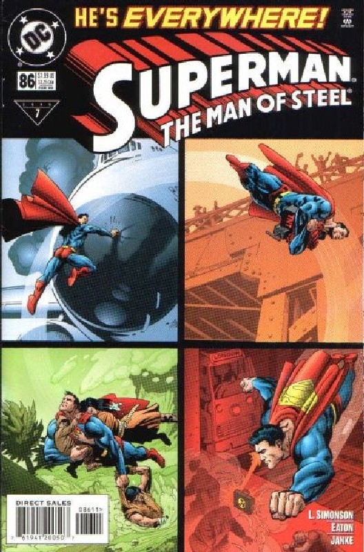 Cover of Superman: Man of Steel (Vol 1) #86. One of 250,000 Vintage American Comics on sale from Krypton!