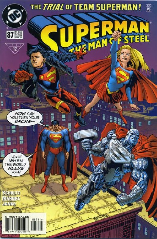 Cover of Superman: Man of Steel (Vol 1) #87. One of 250,000 Vintage American Comics on sale from Krypton!