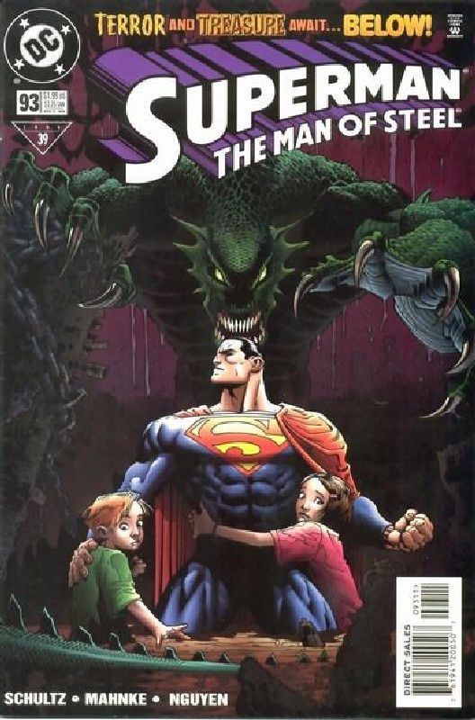 Cover of Superman: Man of Steel (Vol 1) #93. One of 250,000 Vintage American Comics on sale from Krypton!