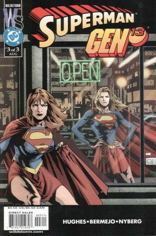 Cover of Superman/Gen 13 (2000 Ltd) #3. One of 250,000 Vintage American Comics on sale from Krypton!