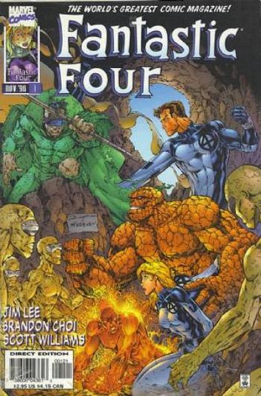 Cover of Fantastic Four (Vol 2) #1. One of 250,000 Vintage American Comics on sale from Krypton!