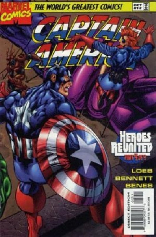Cover of Captain America (Vol 2) #12. One of 250,000 Vintage American Comics on sale from Krypton!