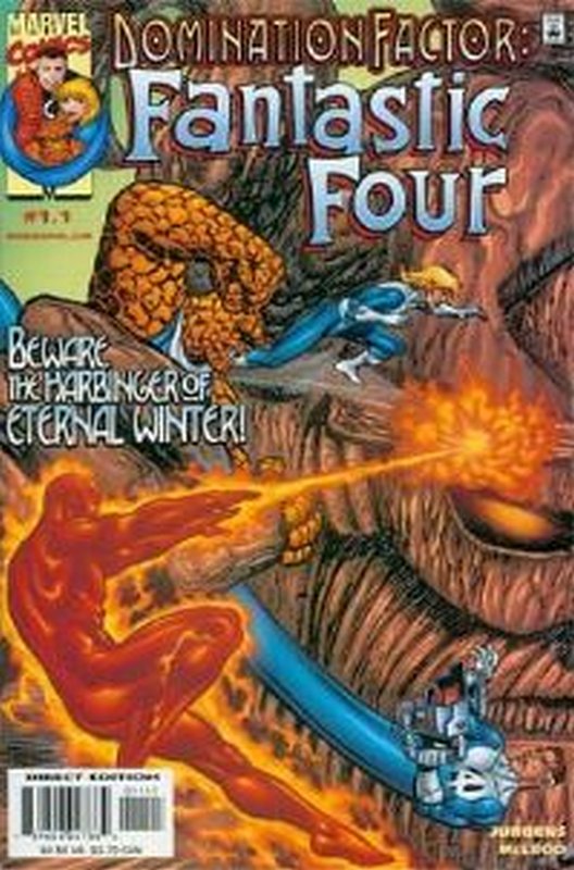 Cover of Domination Factor: Fantastic Four #1. One of 250,000 Vintage American Comics on sale from Krypton!
