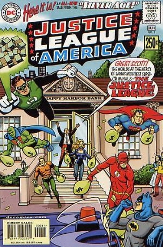 Cover of Silver Age: Justice League of America #1. One of 250,000 Vintage American Comics on sale from Krypton!