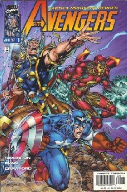 Cover of Avengers (Vol 2) #8. One of 250,000 Vintage American Comics on sale from Krypton!