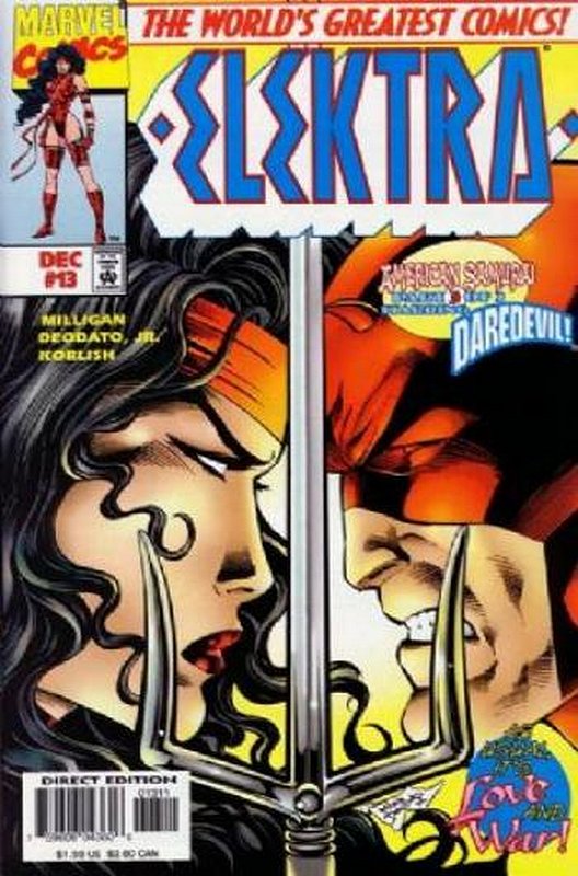 Cover of Elektra (Vol 1) #13. One of 250,000 Vintage American Comics on sale from Krypton!
