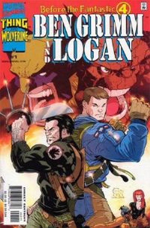 Cover of Before the Four: Grimm & Logan (2000 Ltd) #1. One of 250,000 Vintage American Comics on sale from Krypton!