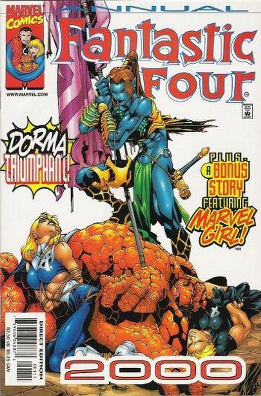 Cover of Fantastic Four 2000 #1. One of 250,000 Vintage American Comics on sale from Krypton!