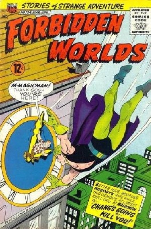 Cover of Forbidden Worlds (Vol 1) #134. One of 250,000 Vintage American Comics on sale from Krypton!