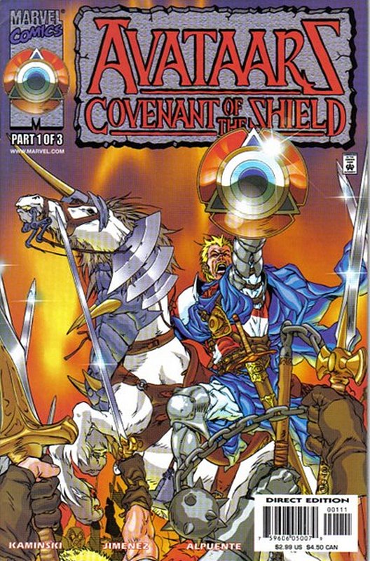Cover of Avataars: Covenant of the Shield (2000 Ltd) #1. One of 250,000 Vintage American Comics on sale from Krypton!