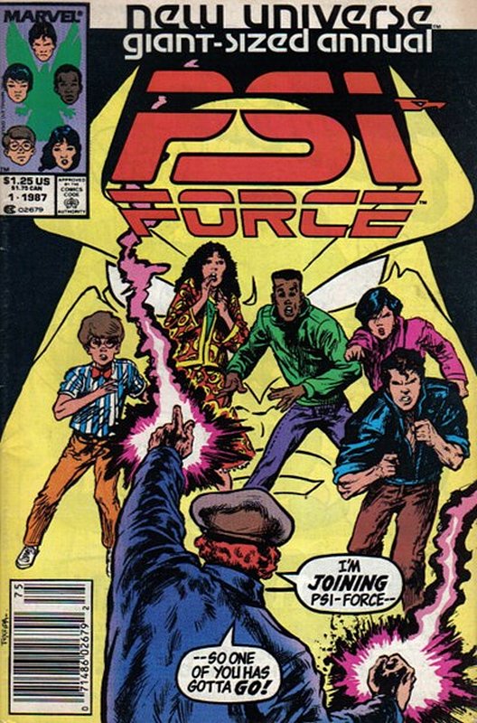 Cover of PSI Force Annual #1. One of 250,000 Vintage American Comics on sale from Krypton!