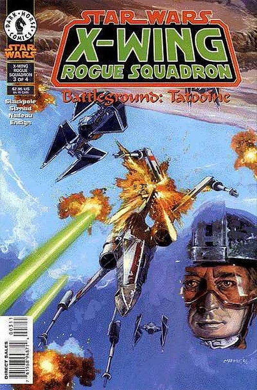 Cover of Star Wars: X-W Squadron-Battleground Tatooine #3. One of 250,000 Vintage American Comics on sale from Krypton!