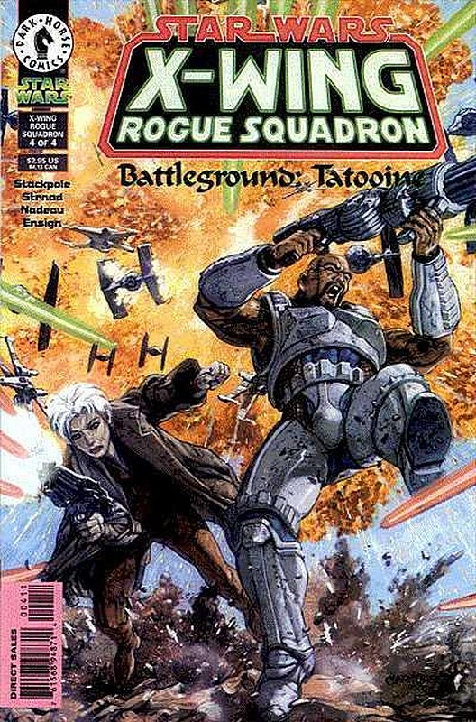 Cover of Star Wars: X-W Squadron-Battleground Tatooine #4. One of 250,000 Vintage American Comics on sale from Krypton!