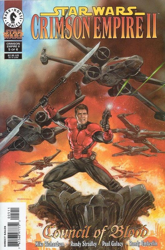 Cover of Star Wars: Crimson Empire II #5. One of 250,000 Vintage American Comics on sale from Krypton!