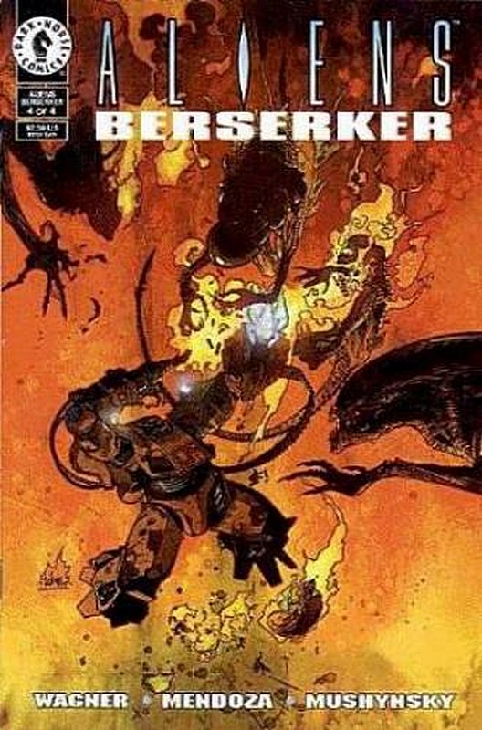 Cover of Aliens: Berserker (1995 Ltd) #4. One of 250,000 Vintage American Comics on sale from Krypton!